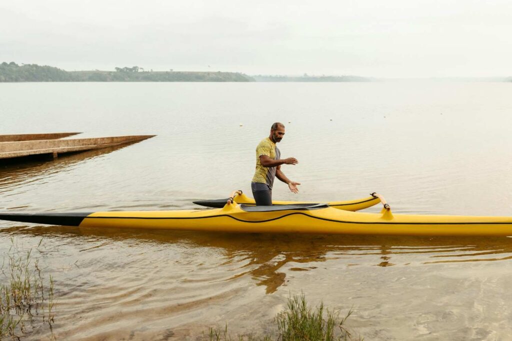 kayak setup adjustment check before water launch